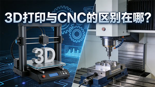 3D打印與CNC的區別在哪？